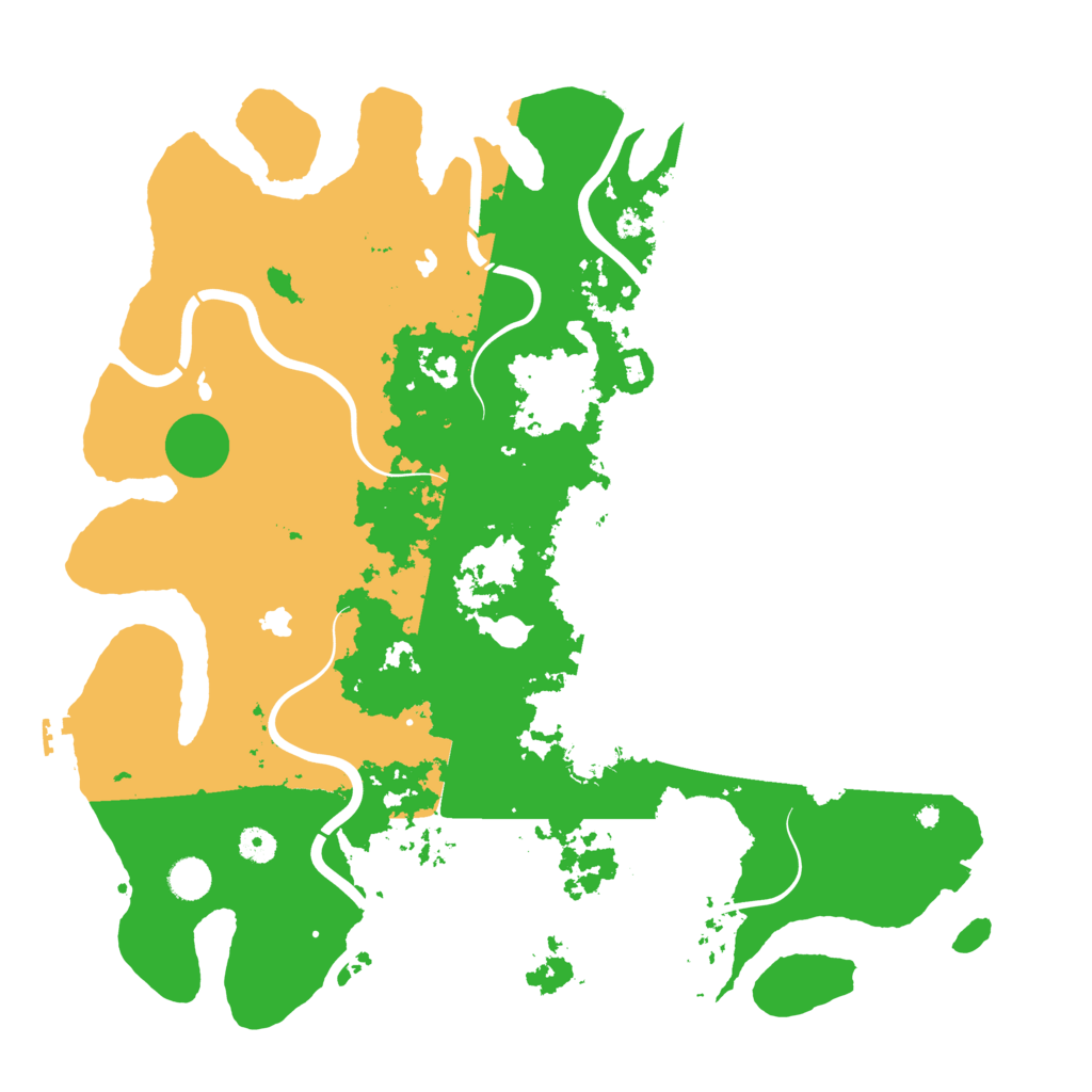 Biome Rust Map: Procedural Map, Size: 4500, Seed: 193678326