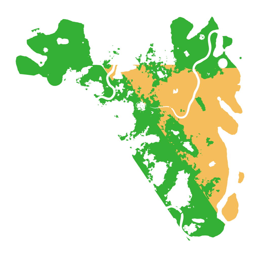 Biome Rust Map: Procedural Map, Size: 4800, Seed: 1439729290