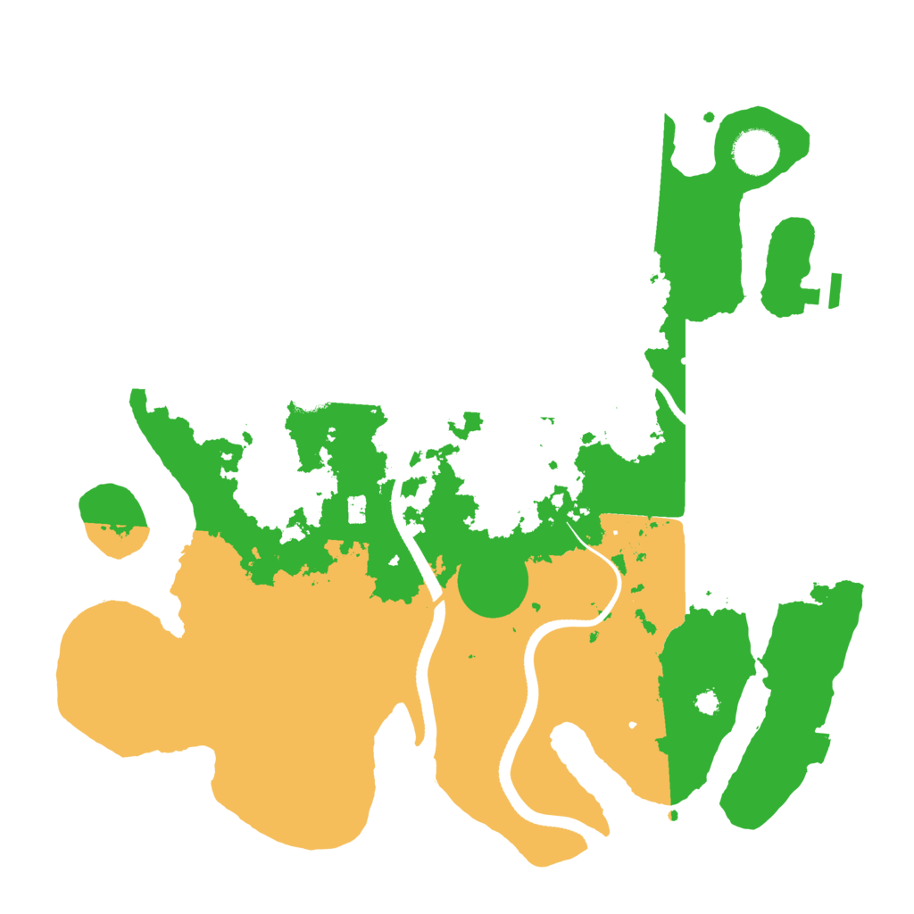 Biome Rust Map: Procedural Map, Size: 3500, Seed: 1681937370