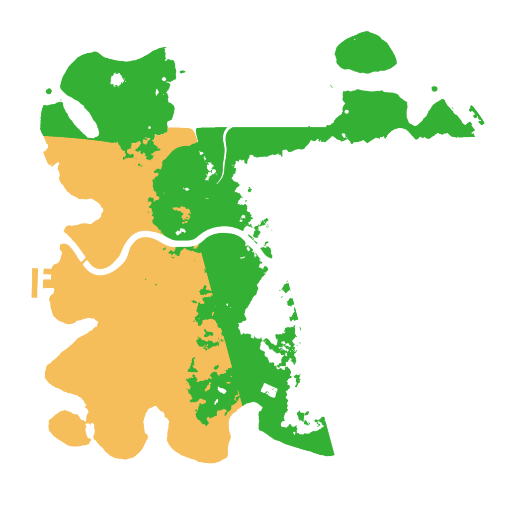 Biome Rust Map: Procedural Map, Size: 3500, Seed: 709081724
