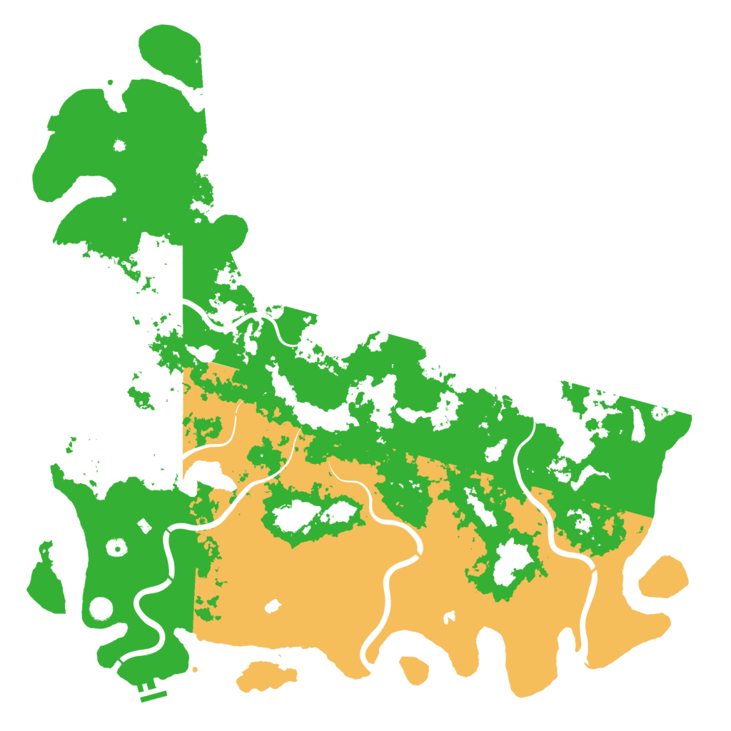 Biome Rust Map: Procedural Map, Size: 5500, Seed: 1994632972