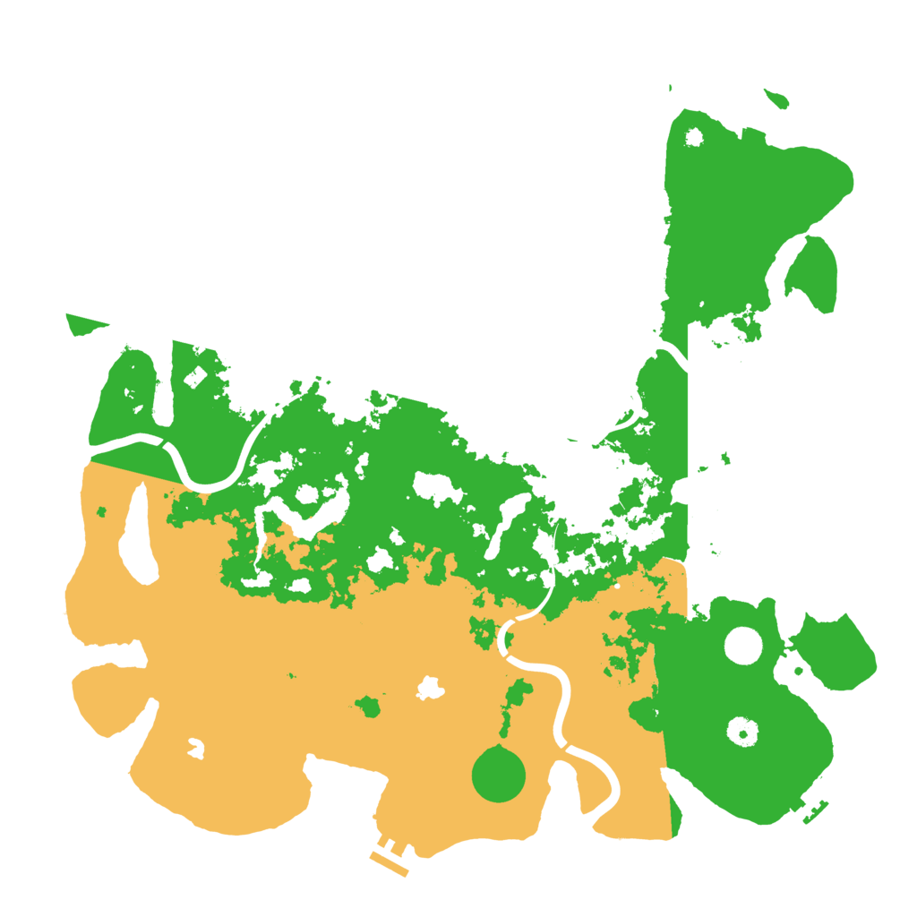 Biome Rust Map: Procedural Map, Size: 4500, Seed: 366574302