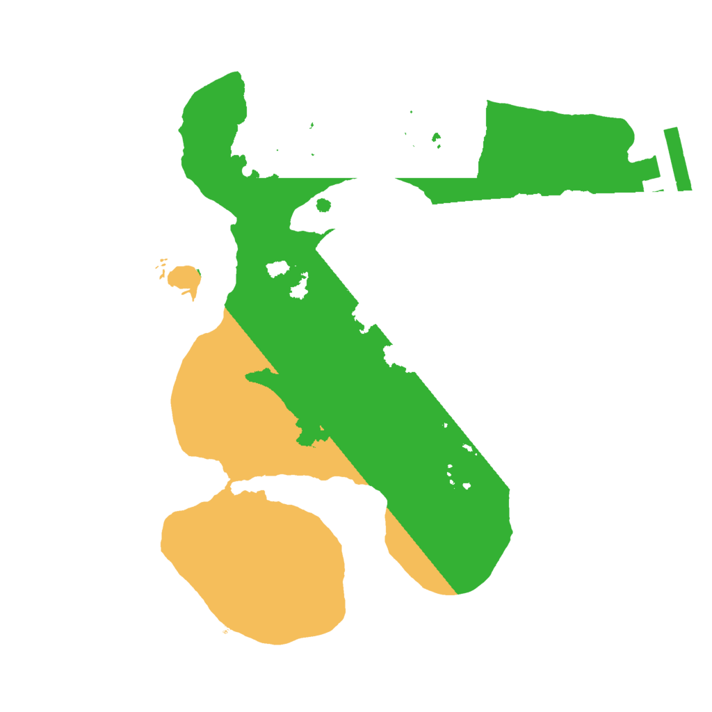 Biome Rust Map: Procedural Map, Size: 2000, Seed: 129311