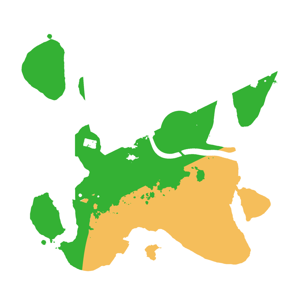 Biome Rust Map: Procedural Map, Size: 2500, Seed: 1405171856