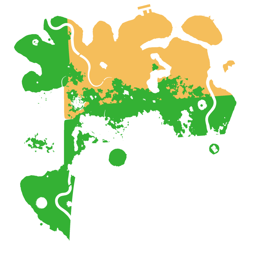 Biome Rust Map: Procedural Map, Size: 4050, Seed: 777864237