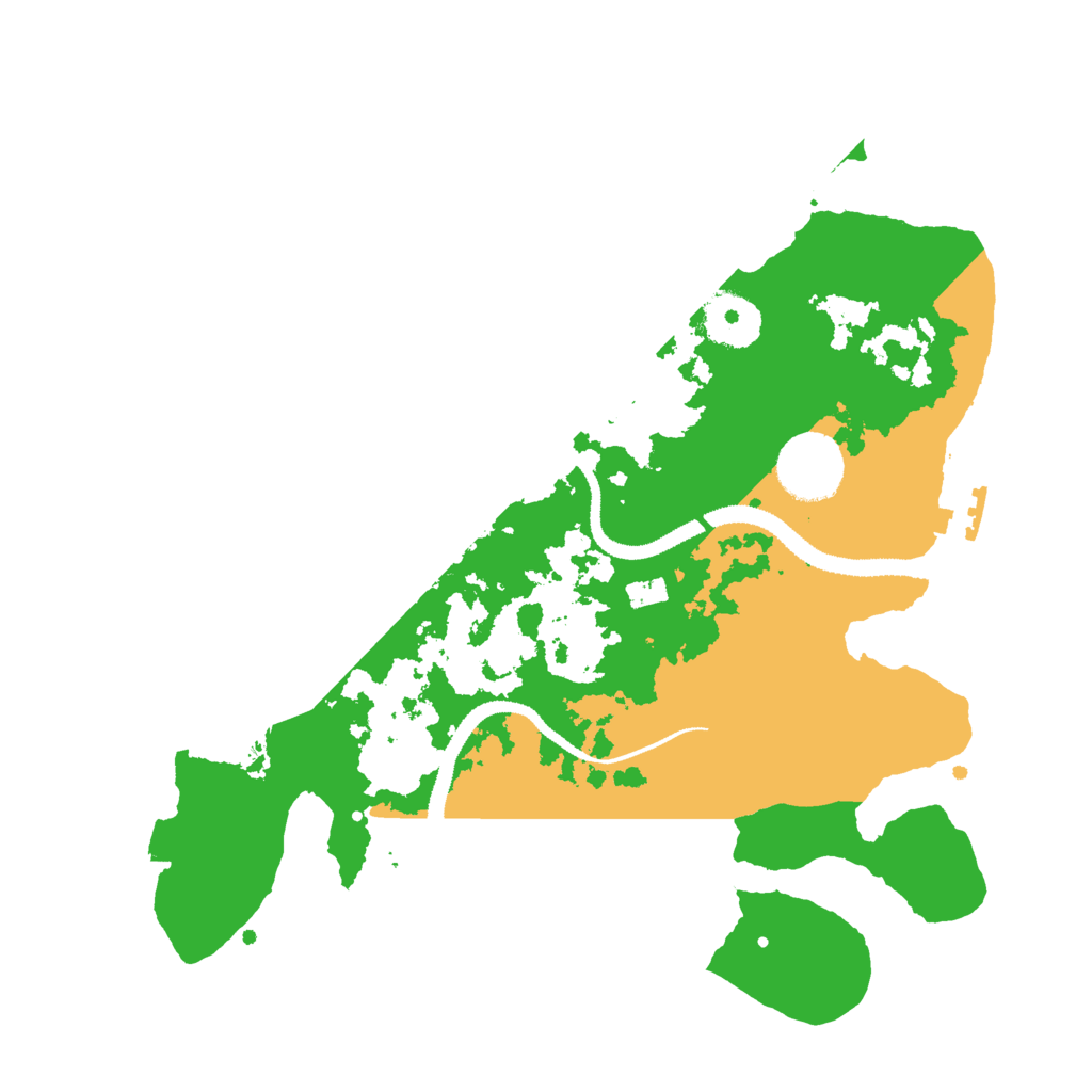 Biome Rust Map: Procedural Map, Size: 3000, Seed: 1152450547