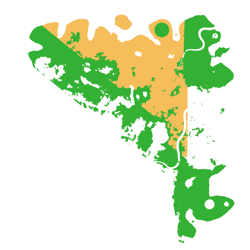 Biome Rust Map: Procedural Map, Size: 4500, Seed: 775155564