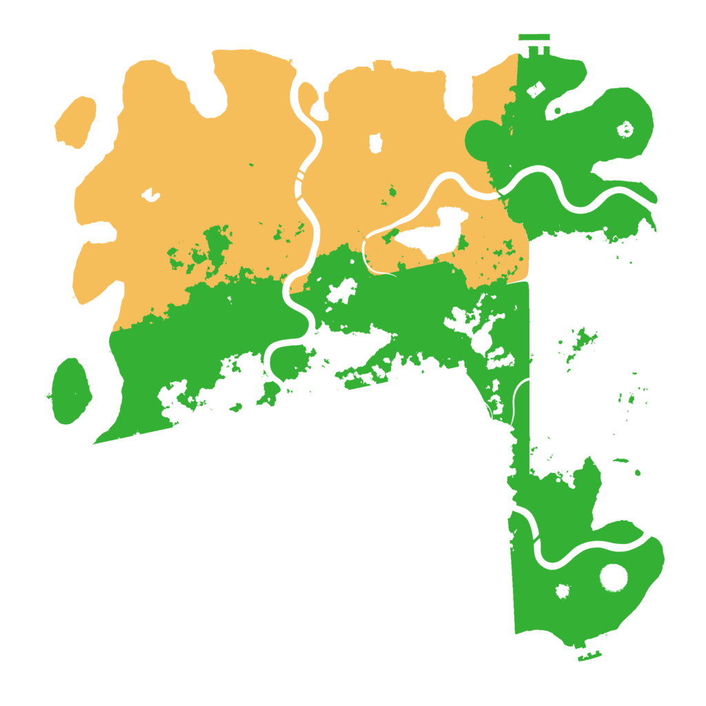 Biome Rust Map: Procedural Map, Size: 4500, Seed: 643062074