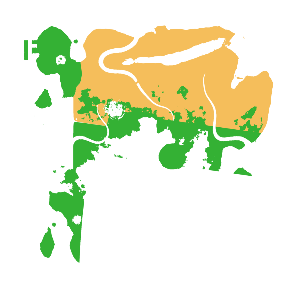 Biome Rust Map: Procedural Map, Size: 3000, Seed: 2051420238