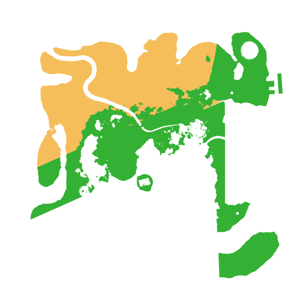 Biome Rust Map: Procedural Map, Size: 3000, Seed: 220819885