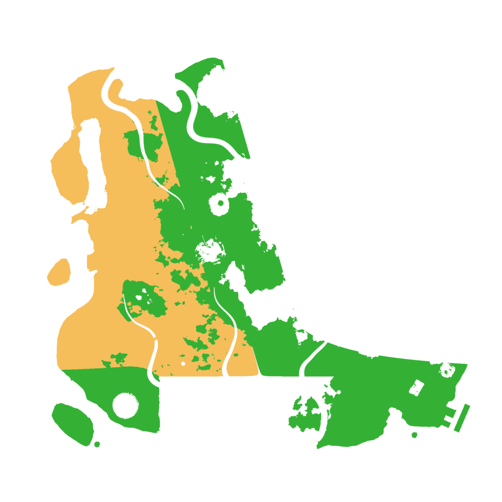 Biome Rust Map: Procedural Map, Size: 3500, Seed: 2116827547