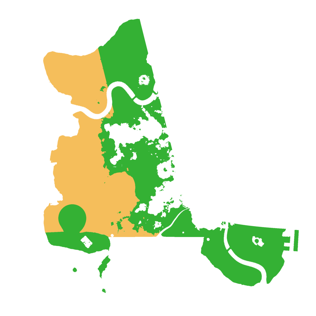 Biome Rust Map: Procedural Map, Size: 3000, Seed: 1249172430