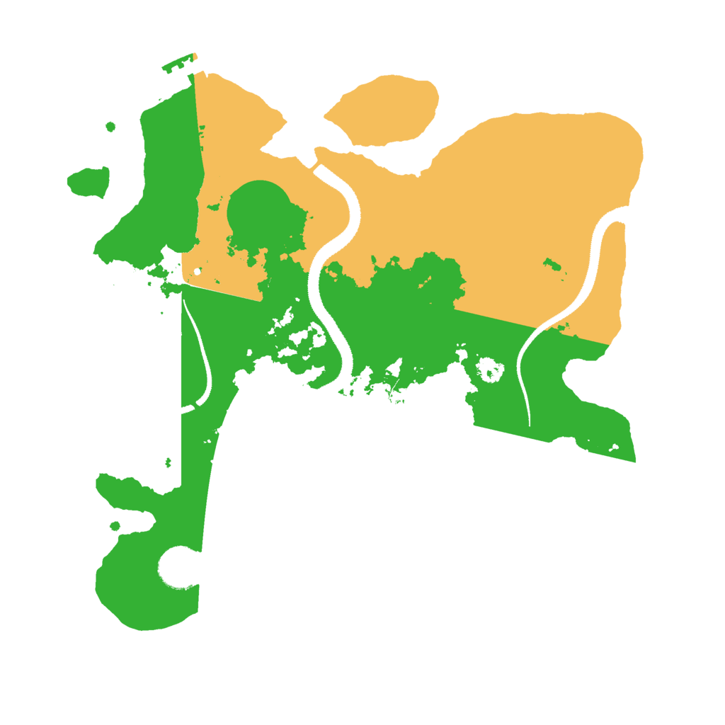 Biome Rust Map: Procedural Map, Size: 3000, Seed: 1693391733