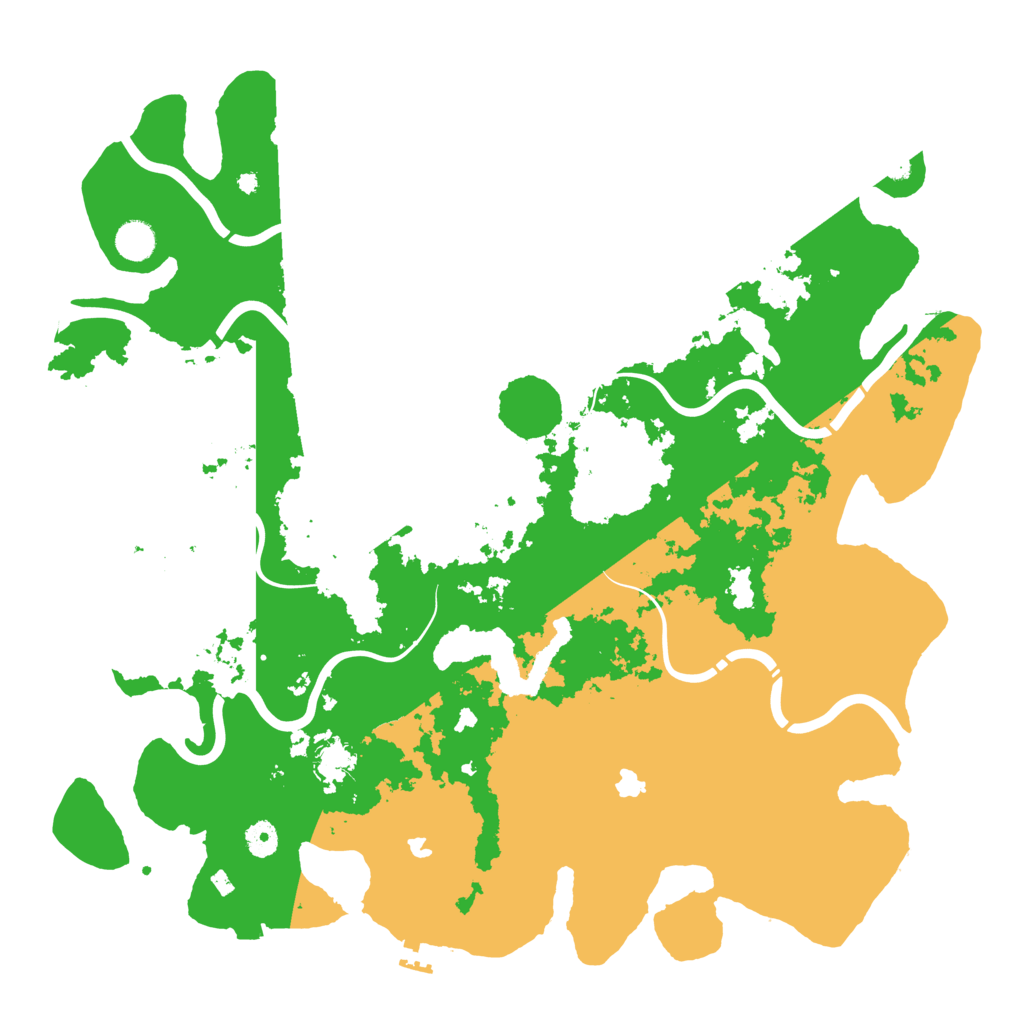 Biome Rust Map: Procedural Map, Size: 4500, Seed: 410148