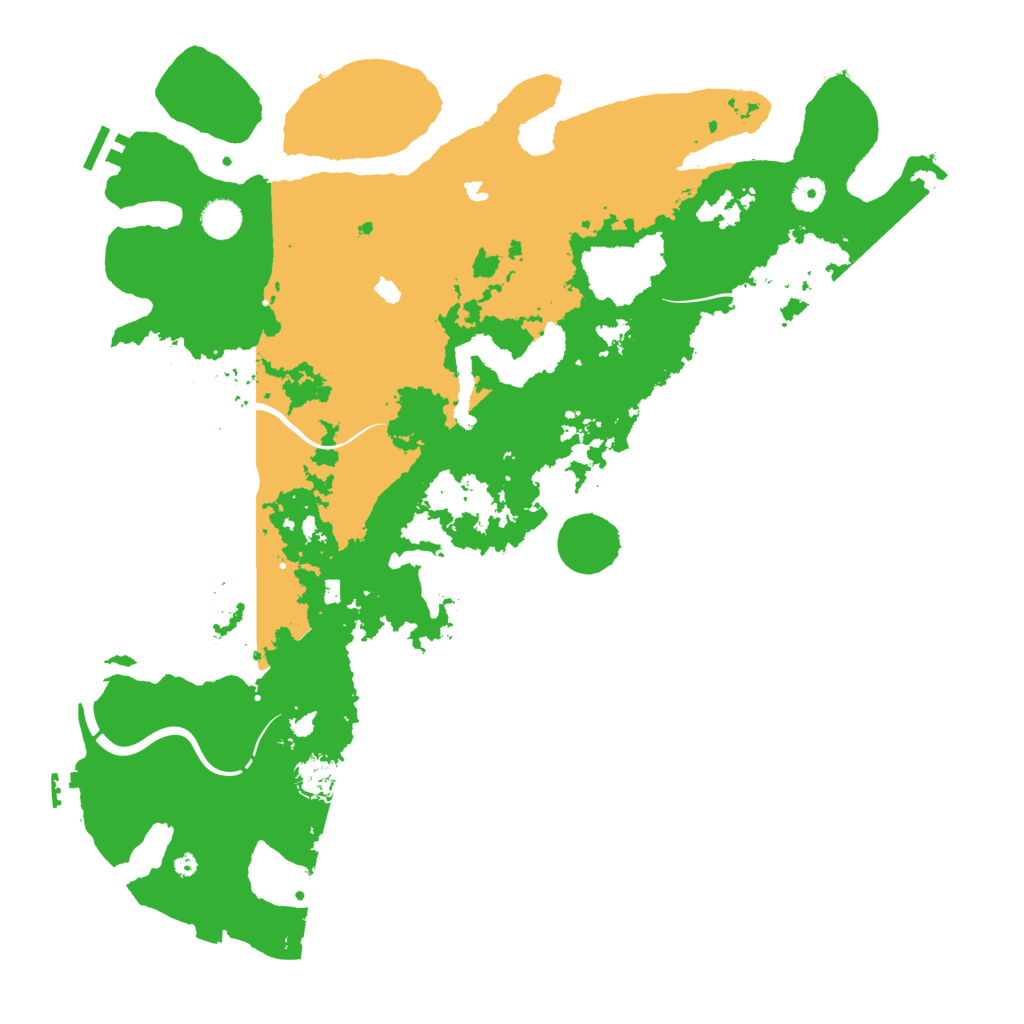 Biome Rust Map: Procedural Map, Size: 4500, Seed: 547611835