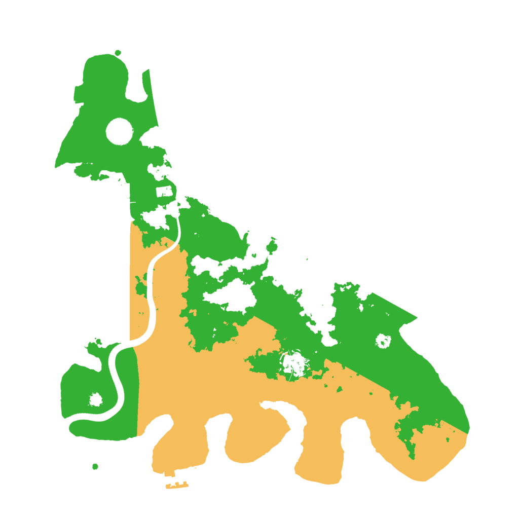 Biome Rust Map: Procedural Map, Size: 3500, Seed: 107587062