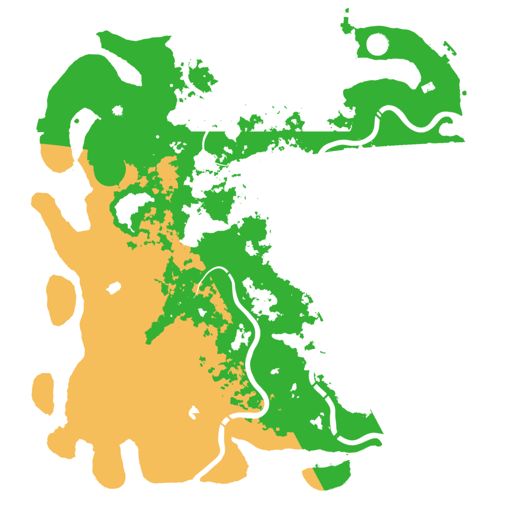 Biome Rust Map: Procedural Map, Size: 4500, Seed: 368210913