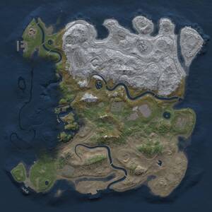 Thumbnail Rust Map: Procedural Map, Size: 4250, Seed: 1971168090, 17 Monuments