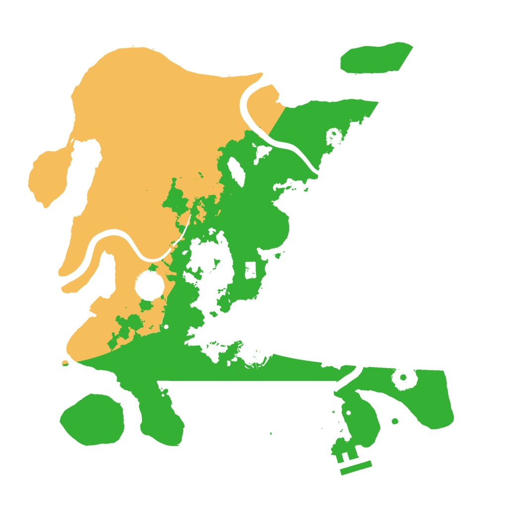 Biome Rust Map: Procedural Map, Size: 3200, Seed: 643153440
