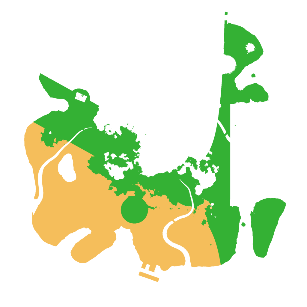 Biome Rust Map: Procedural Map, Size: 3000, Seed: 1452630985