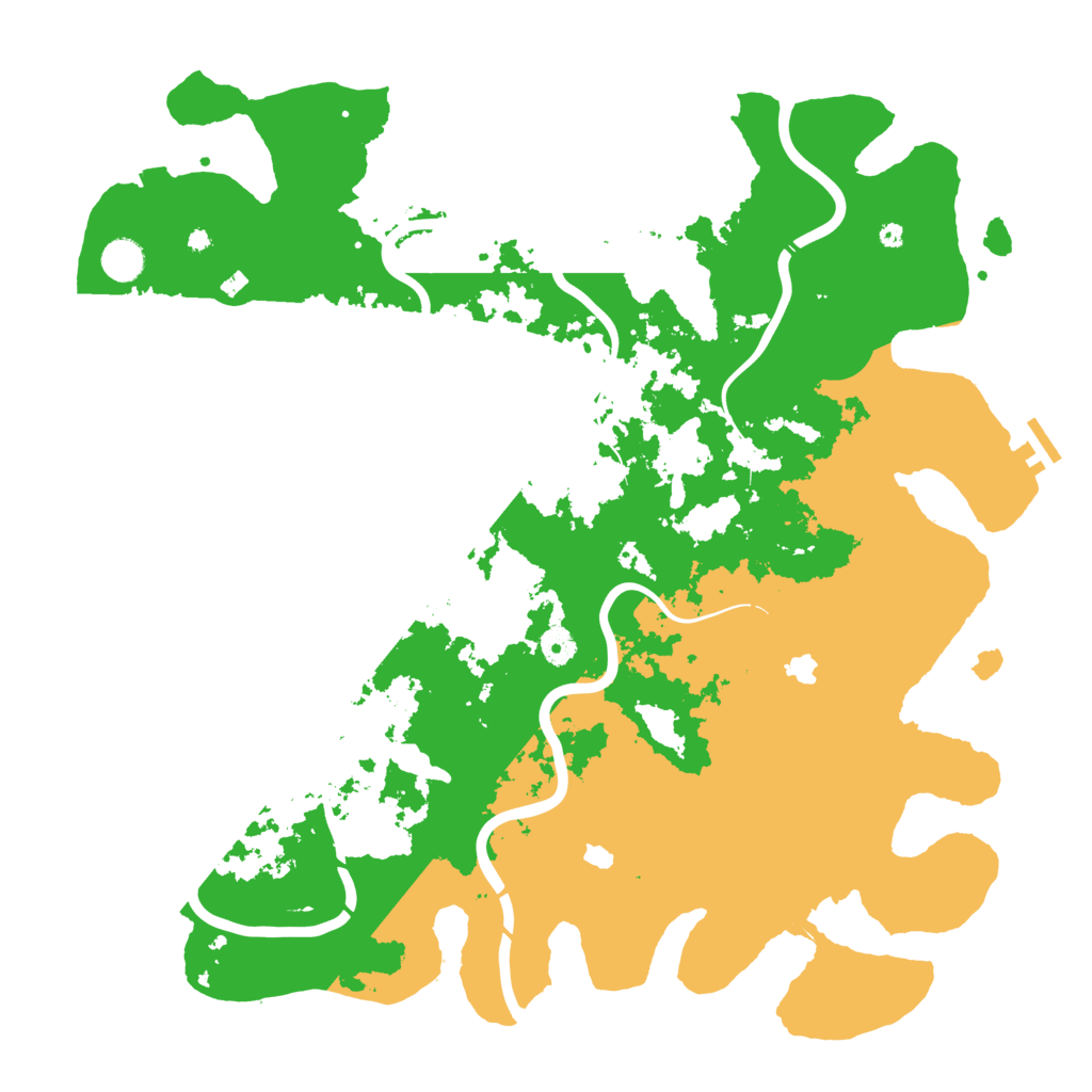 Biome Rust Map: Procedural Map, Size: 4500, Seed: 506404764