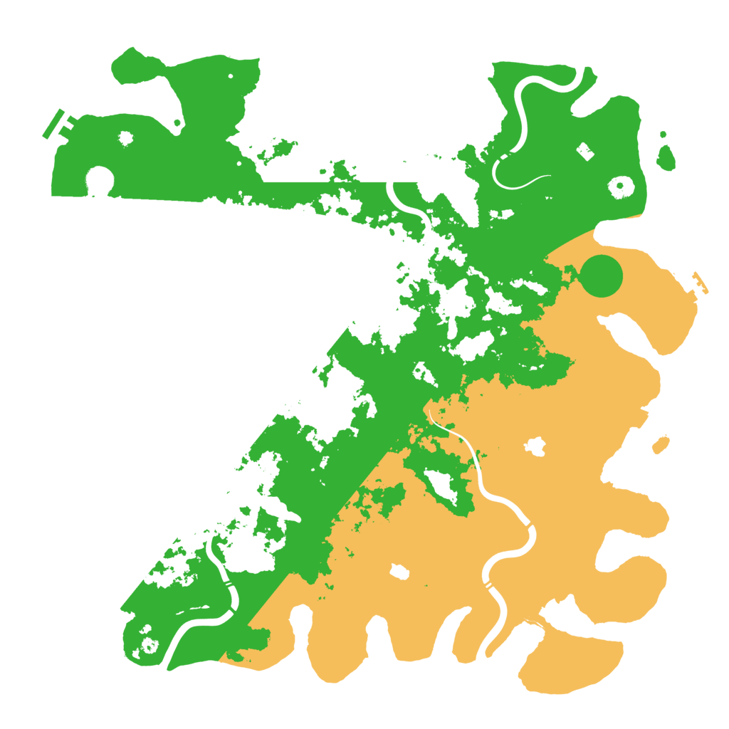 Biome Rust Map: Procedural Map, Size: 4500, Seed: 506404764