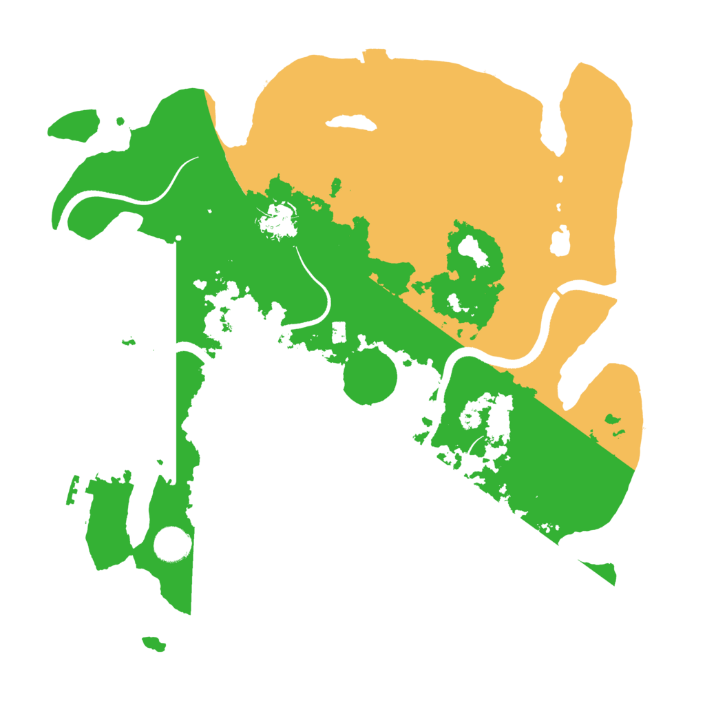 Biome Rust Map: Procedural Map, Size: 3500, Seed: 24578468