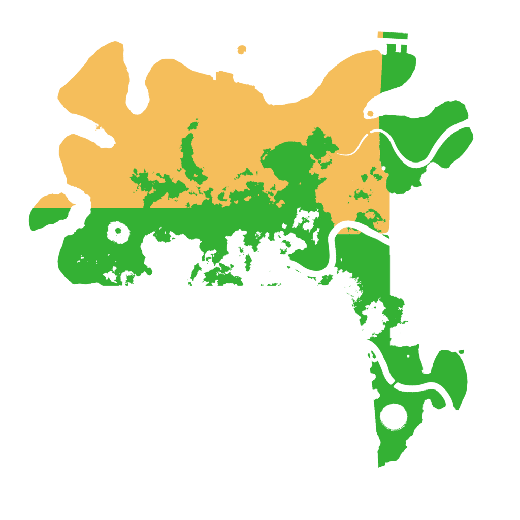 Biome Rust Map: Procedural Map, Size: 3500, Seed: 723225354