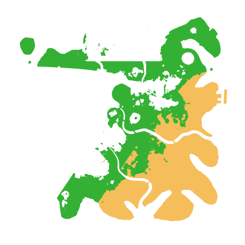 Biome Rust Map: Procedural Map, Size: 3500, Seed: 1124383739