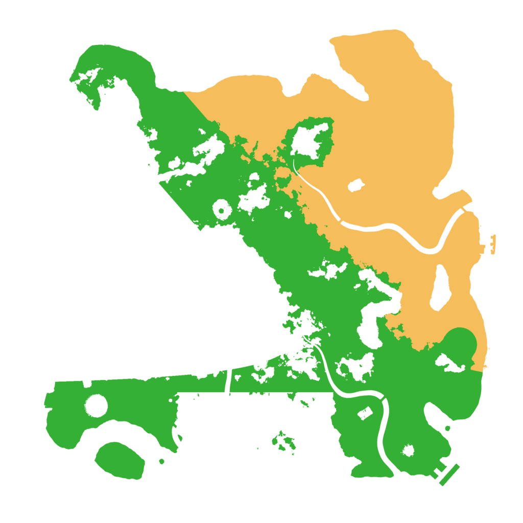 Biome Rust Map: Procedural Map, Size: 4050, Seed: 976119100