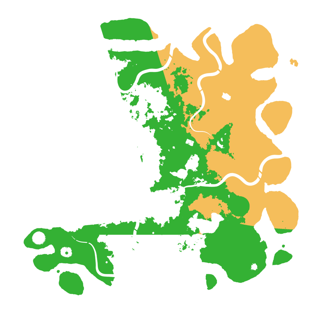 Biome Rust Map: Procedural Map, Size: 4250, Seed: 730006932