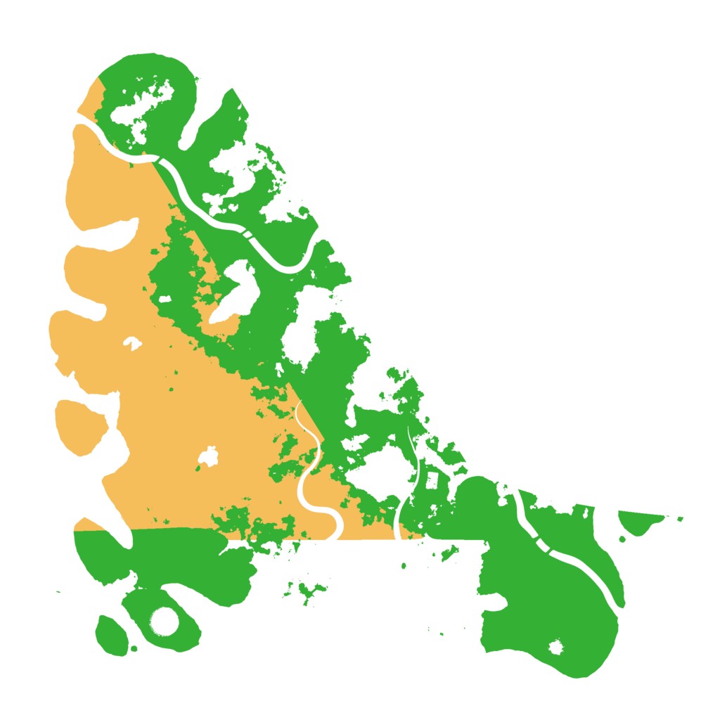 Biome Rust Map: Procedural Map, Size: 4500, Seed: 491740284