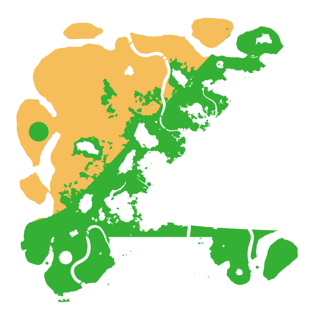 Biome Rust Map: Procedural Map, Size: 4250, Seed: 537941