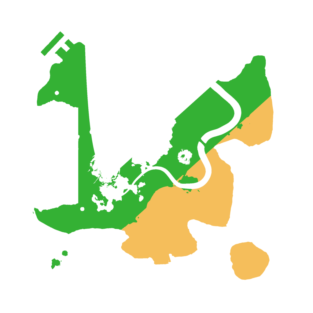 Biome Rust Map: Procedural Map, Size: 2200, Seed: 13032006