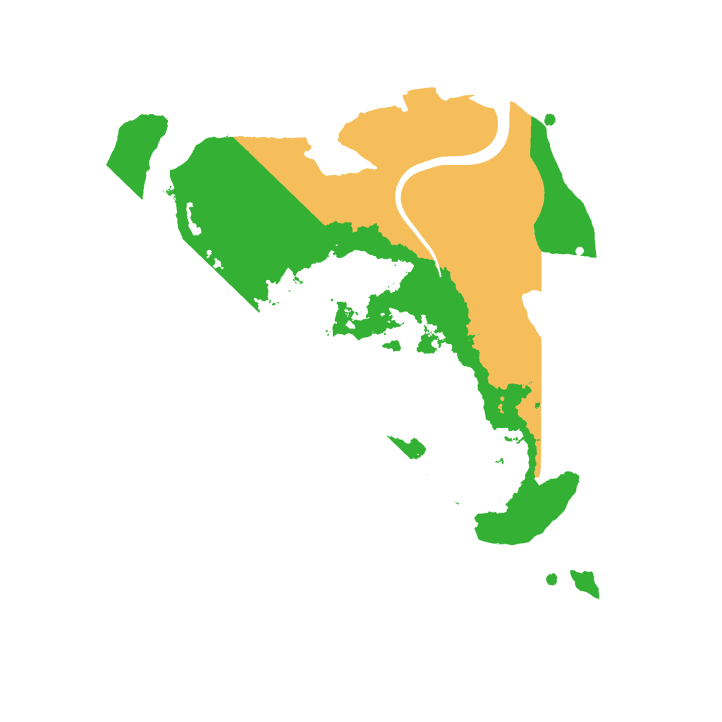 Biome Rust Map: Procedural Map, Size: 2500, Seed: 1495947074