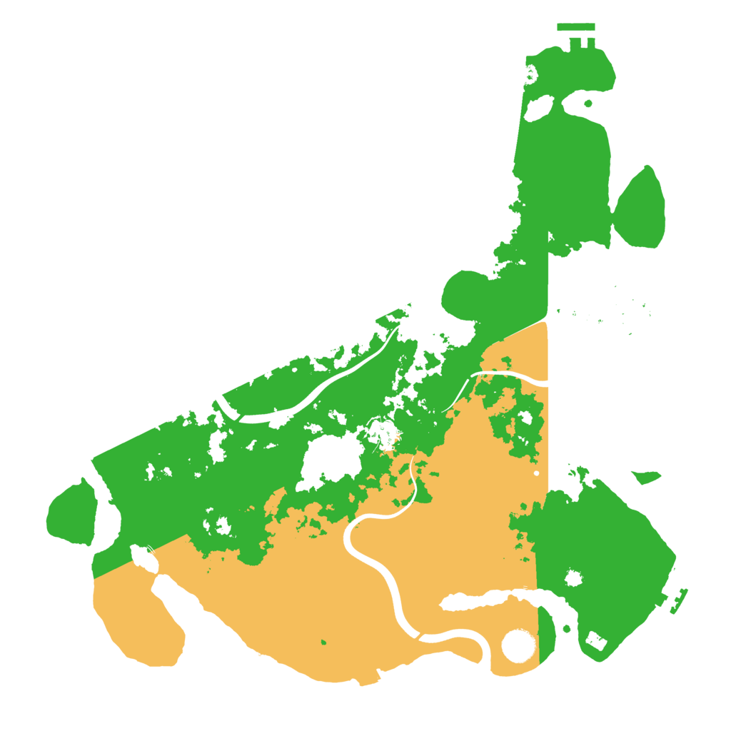 Biome Rust Map: Procedural Map, Size: 3900, Seed: 4198644