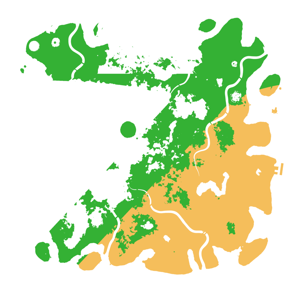 Biome Rust Map: Procedural Map, Size: 5000, Seed: 59500009