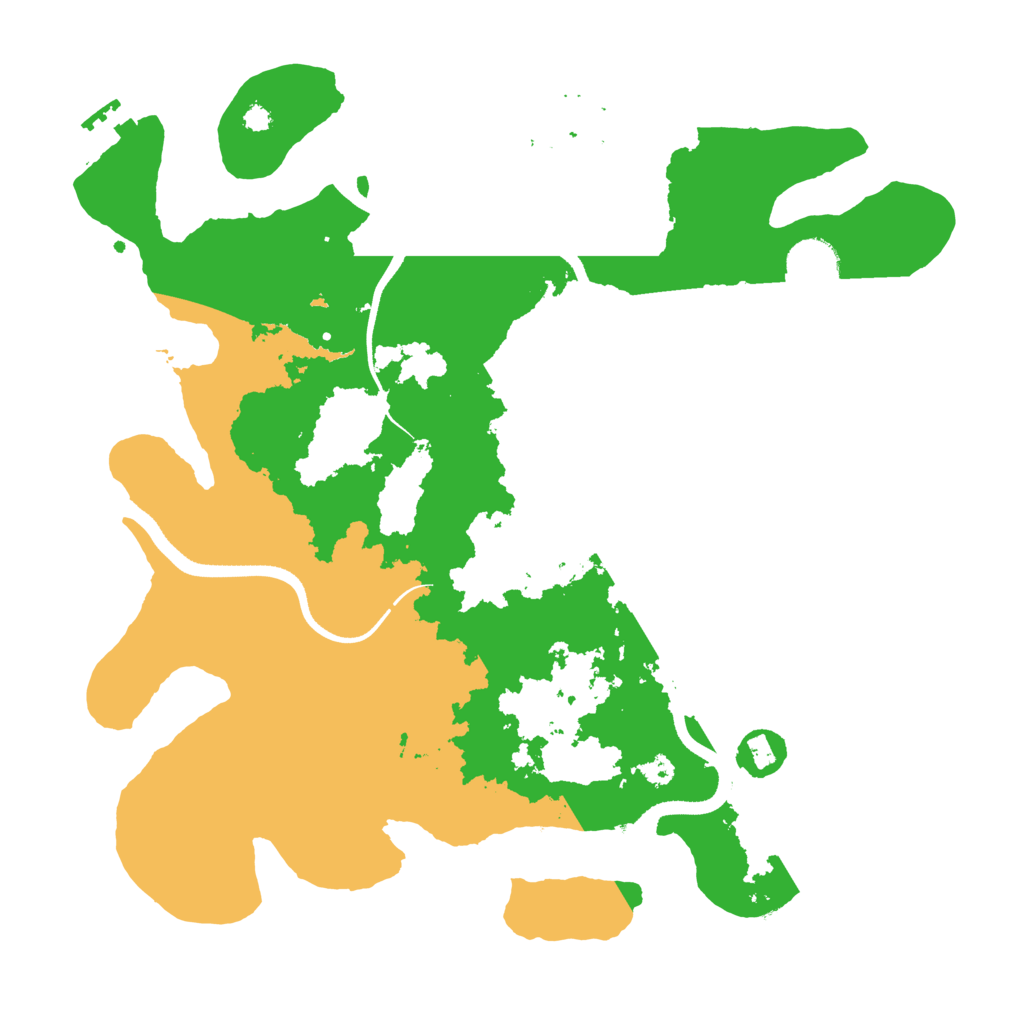 Biome Rust Map: Procedural Map, Size: 3500, Seed: 1573720226
