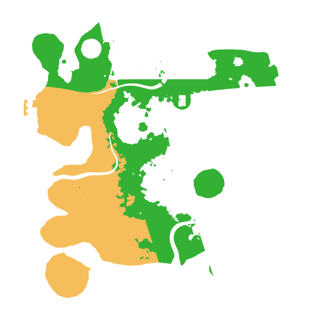 Biome Rust Map: Procedural Map, Size: 3000, Seed: 3128905