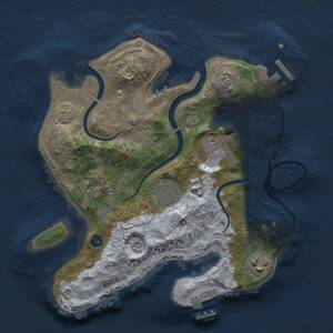 Thumbnail Rust Map: Procedural Map, Size: 2650, Seed: 987585733, 9 Monuments