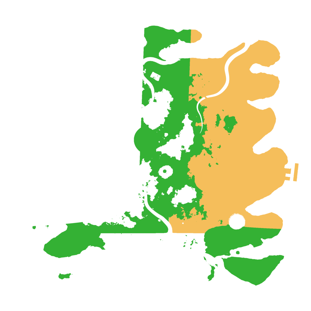 Biome Rust Map: Procedural Map, Size: 3500, Seed: 1824174326