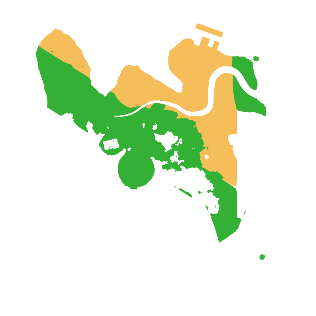 Biome Rust Map: Procedural Map, Size: 2300, Seed: 1660300061