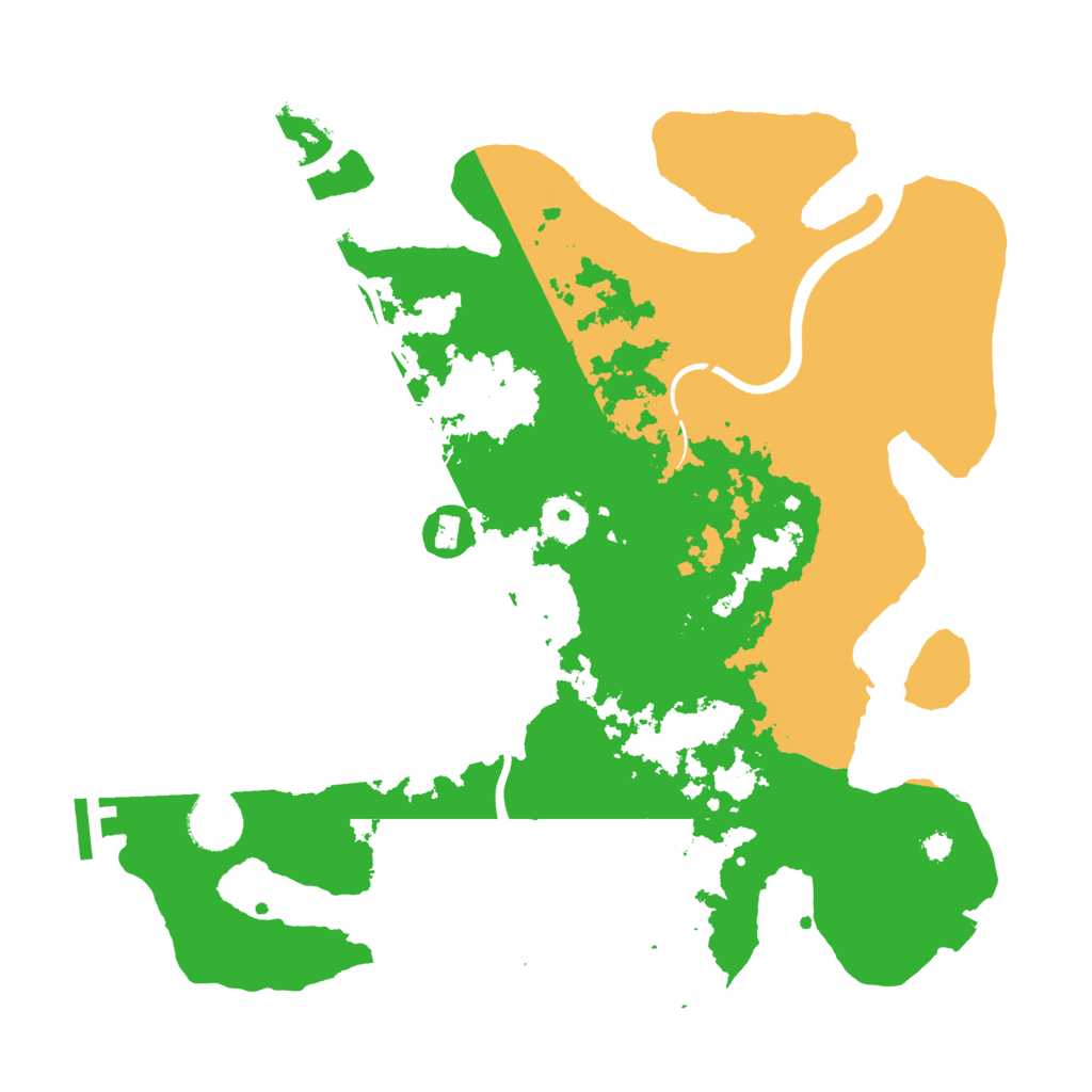 Biome Rust Map: Procedural Map, Size: 3502, Seed: 8234