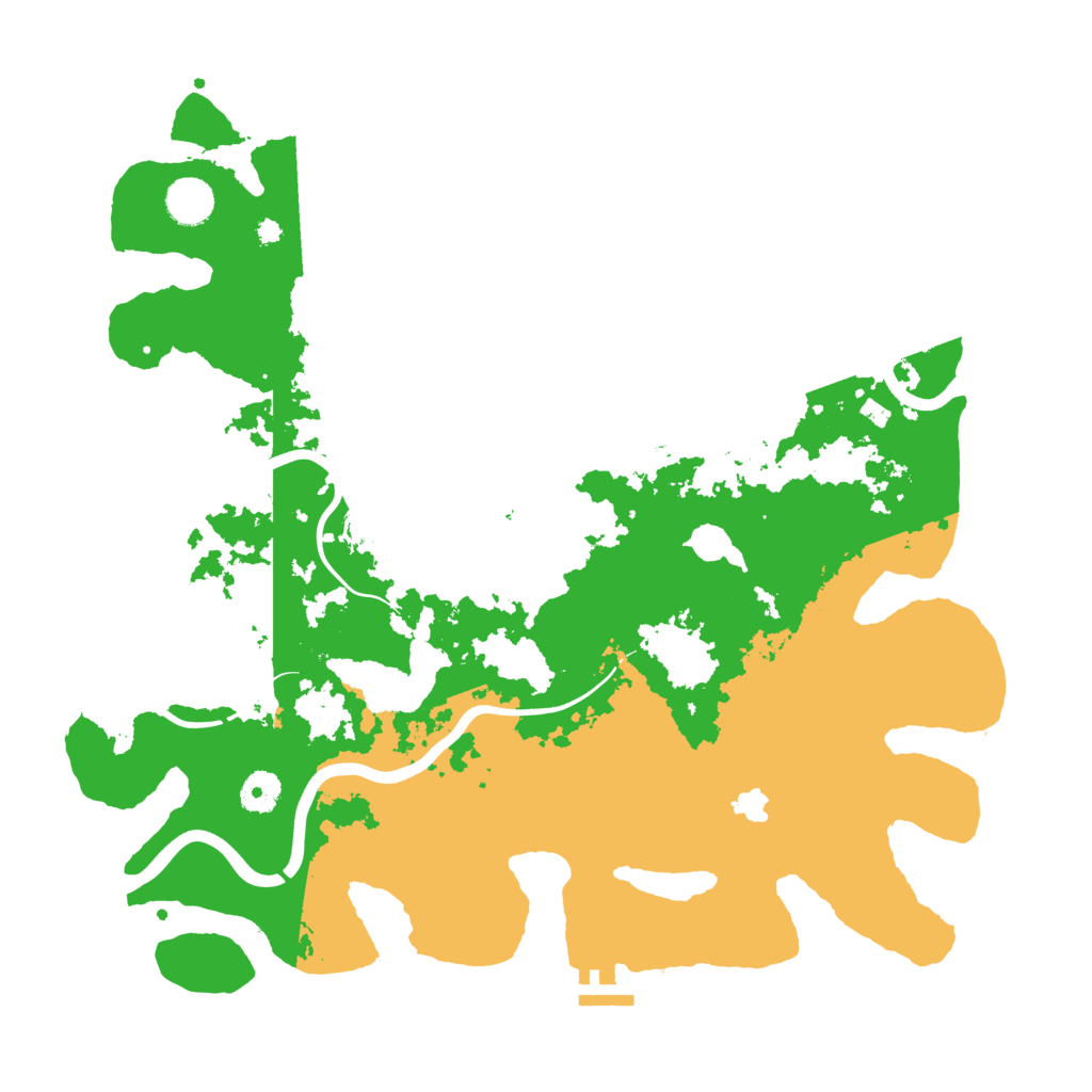 Biome Rust Map: Procedural Map, Size: 4000, Seed: 3281996