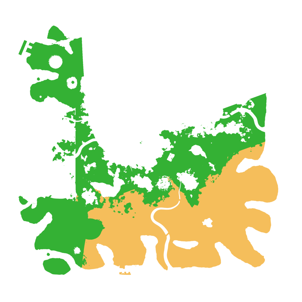 Biome Rust Map: Procedural Map, Size: 4000, Seed: 3281996