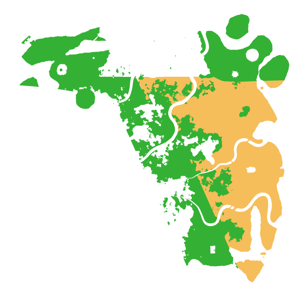 Biome Rust Map: Procedural Map, Size: 4250, Seed: 1191774696