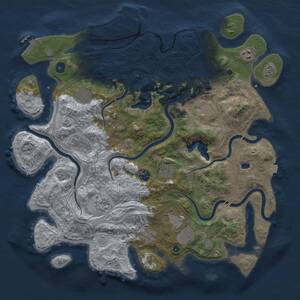 Thumbnail Rust Map: Procedural Map, Size: 4250, Seed: 1191774696, 16 Monuments