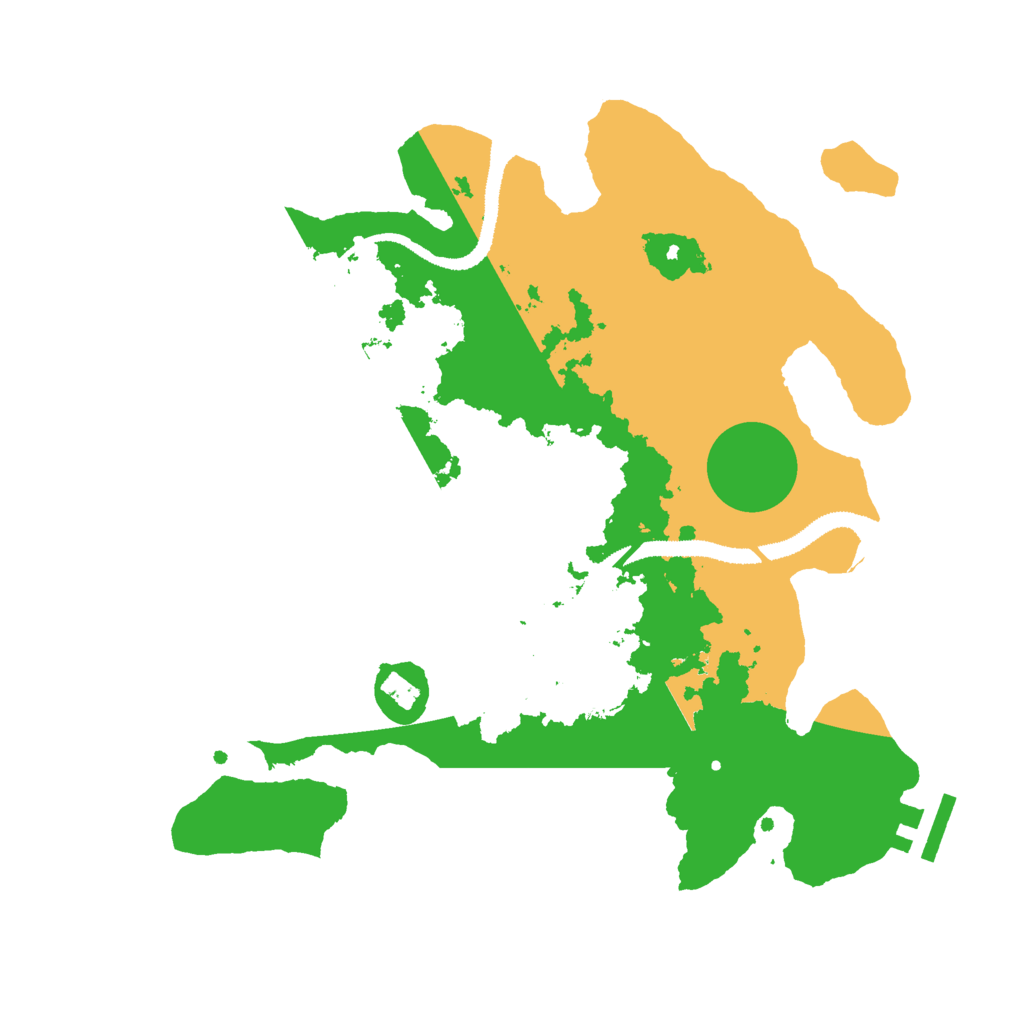 Biome Rust Map: Procedural Map, Size: 3000, Seed: 217296540