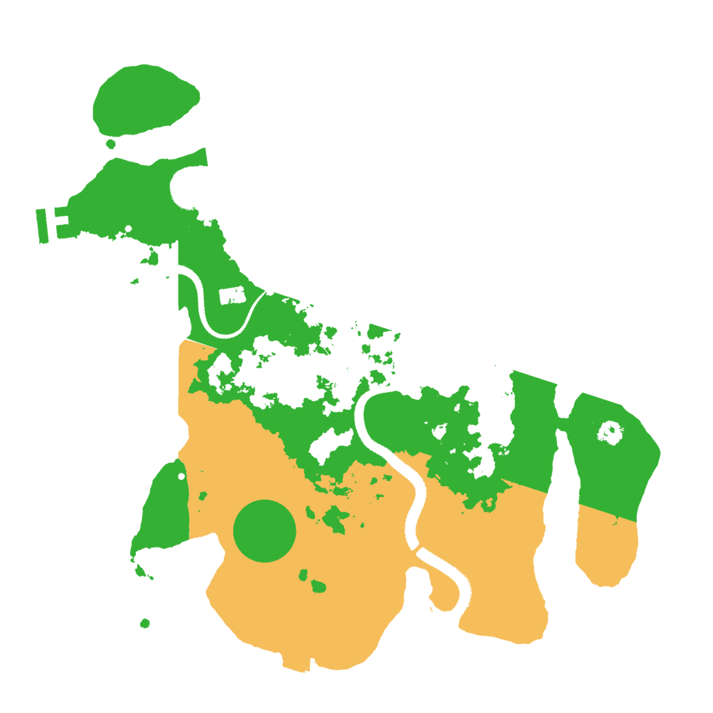 Biome Rust Map: Procedural Map, Size: 3000, Seed: 686569020