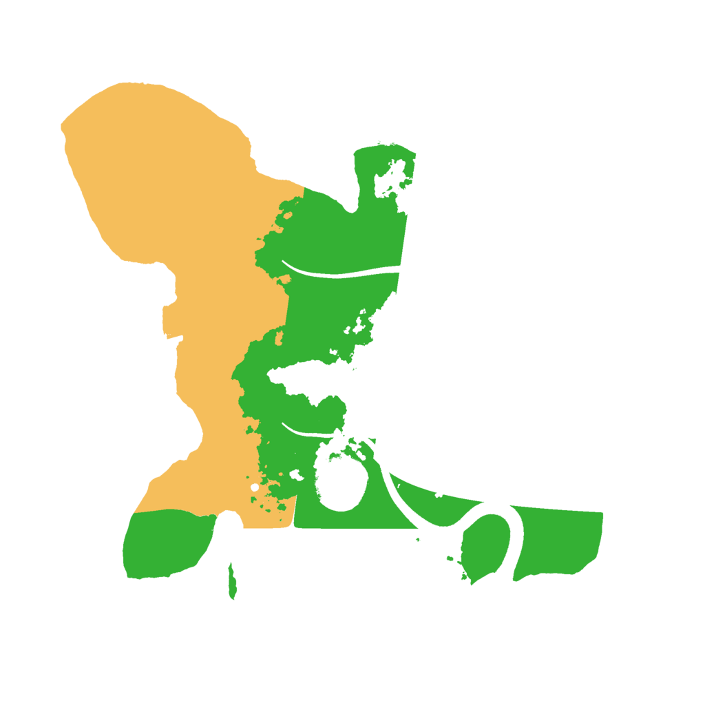 Biome Rust Map: Procedural Map, Size: 2500, Seed: 1408719698